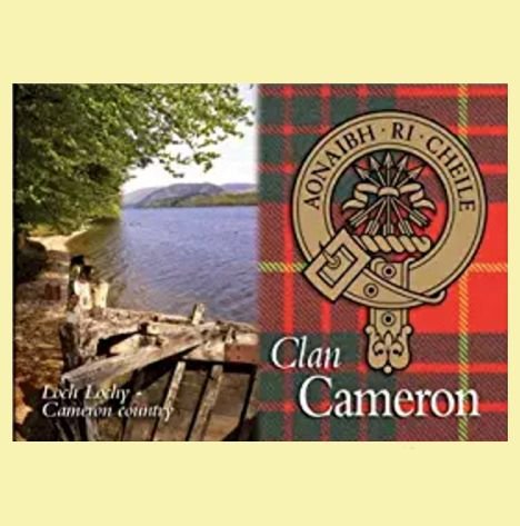 Image 0 of Cameron Clan Badge Scottish Family Name Fridge Magnets Set of 2