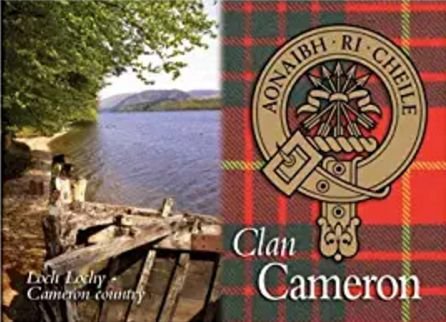 Image 1 of Cameron Clan Badge Scottish Family Name Fridge Magnets Set of 2