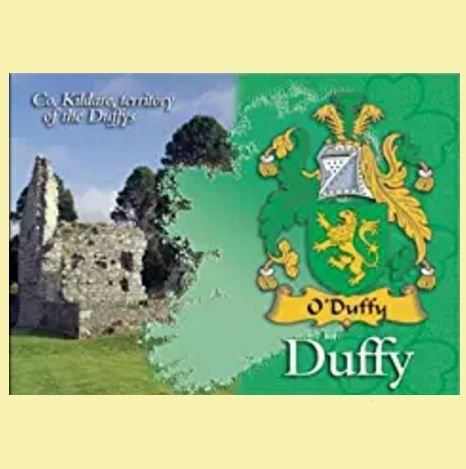 Image 0 of Duffy Coat of Arms Irish Family Name Fridge Magnets Set of 10