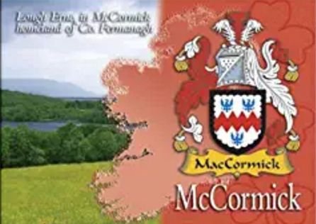 Image 1 of McCormick Coat of Arms Irish Family Name Fridge Magnets Set of 4