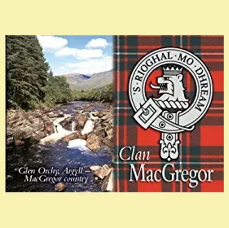 Image 0 of MacGregor Clan Badge Scottish Family Name Fridge Magnets Set of 10