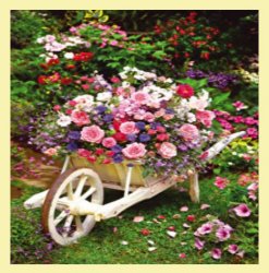 Garden Flowers Nature Themed Mega Wooden Jigsaw Puzzle 500 Pieces