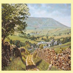 Pendle Hill In May Location Themed Maestro Wooden Jigsaw Puzzle 300 Pieces