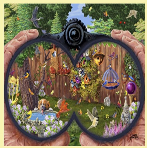 Image 0 of Backyard Aviary Animal Themed Millenium Wooden Jigsaw Puzzle 1000 Pieces