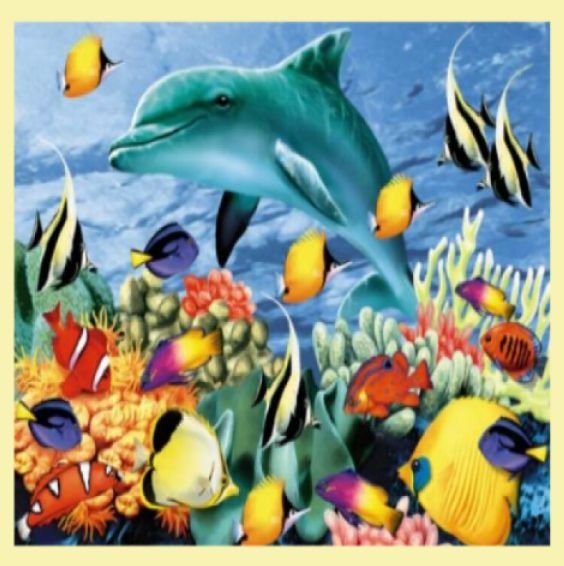 Image 0 of Something Fishy Animal Themed Maestro Wooden Jigsaw Puzzle 300 Pieces