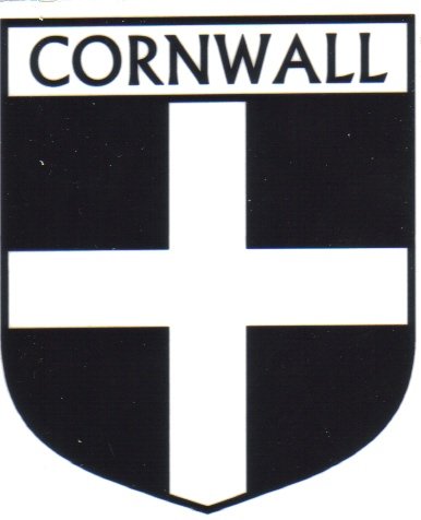 Image 1 of Cornwall Flag County Flag Cornwall Decals Stickers Set of 3