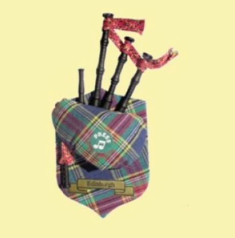Image 0 of Edinburgh Tartan Musical Bagpipe Fridge Magnets Set of 2