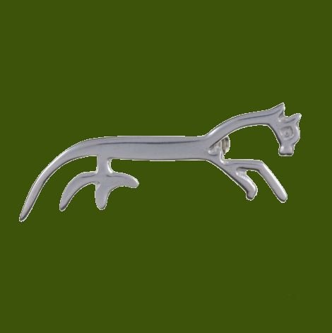 Image 0 of Uffington White Horse Themed Stylish Pewter Brooch