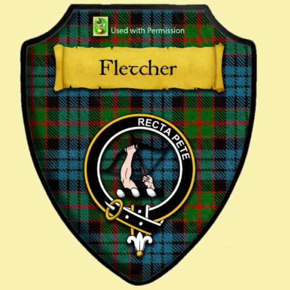 FLETCHER CLAN WALL SHIELD 