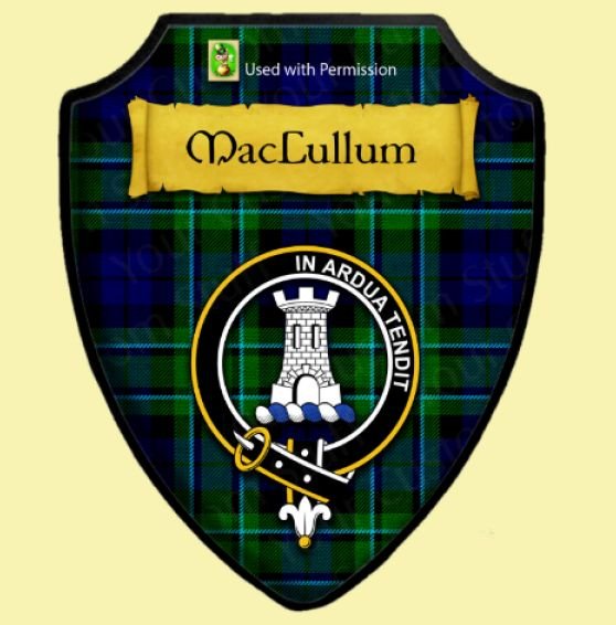 Image 9 of MacCallum Modern Tartan Crest Wooden Wall Plaque Shield