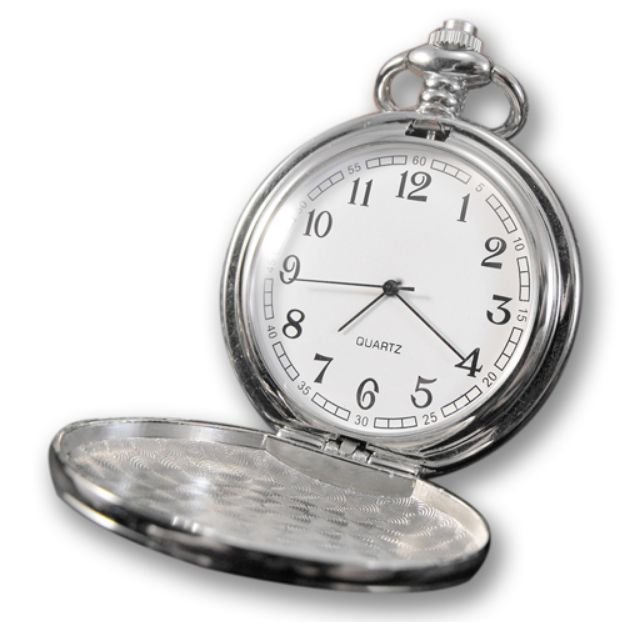 Image 3 of Taylor Clan Crest Round Shaped Chrome Plated Pocket Watch