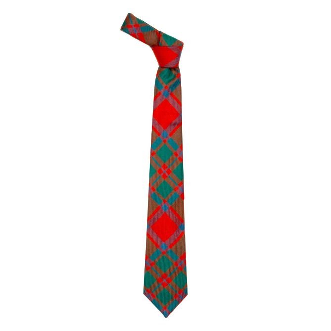 Image 1 of MacIntosh Ancient Clan Tartan Lightweight Wool Straight Mens Neck Tie