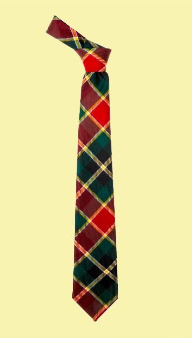 Image 0 of MacLachlan Old Modern Clan Tartan Lightweight Wool Straight Mens Neck Tie