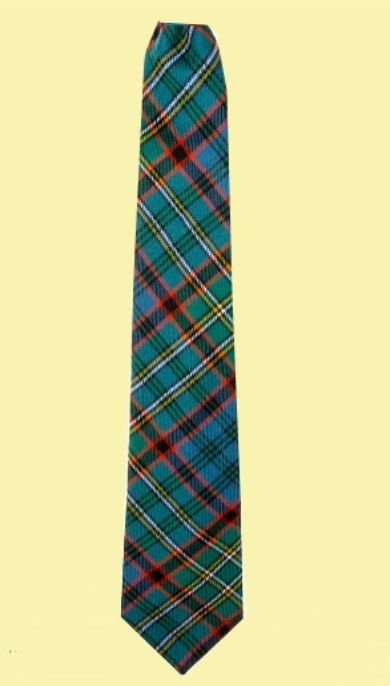 Image 2 of Nicolson Hunting Ancient Clan Tartan Lightweight Wool Straight Mens Neck Tie 