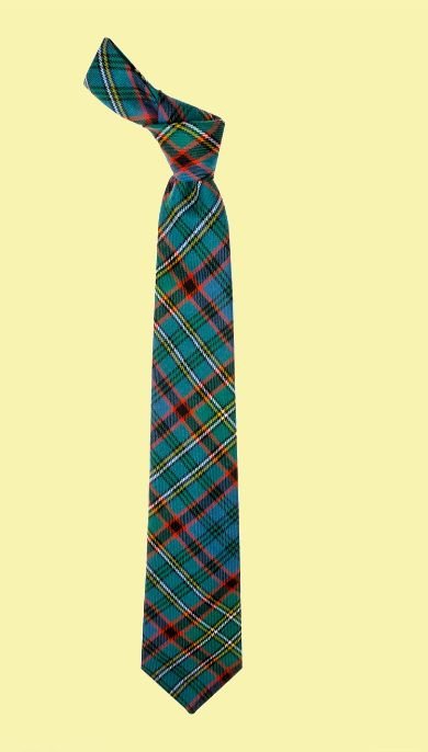 Image 0 of Nicolson Hunting Ancient Clan Tartan Lightweight Wool Straight Mens Neck Tie 