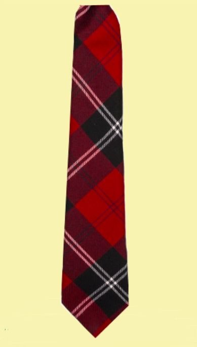 Image 2 of Ramsay Red Modern Tartan Lightweight Wool Straight Mens Neck Tie