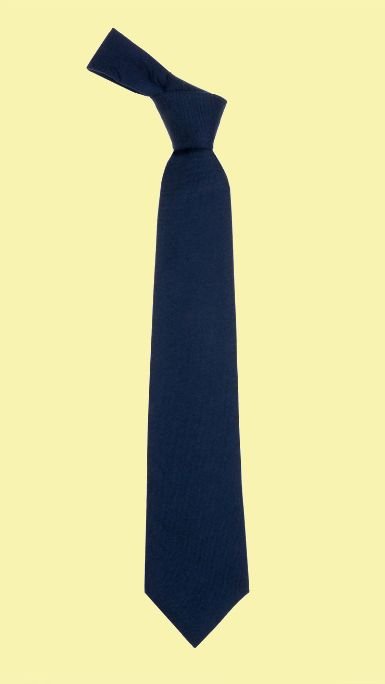 Image 0 of Navy Plain Coloured Lightweight Wool Straight Mens Neck Tie