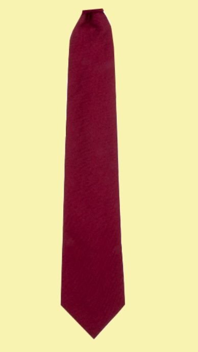 Image 2 of Maroon Plain Coloured Lightweight Wool Straight Mens Neck Tie