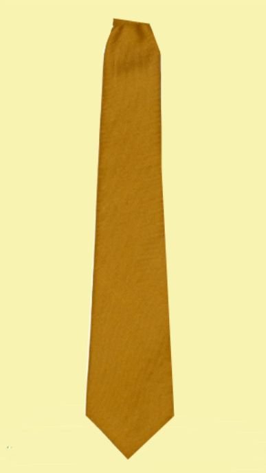 Image 2 of Antique Gold Plain Coloured Lightweight Wool Straight Mens Neck Tie