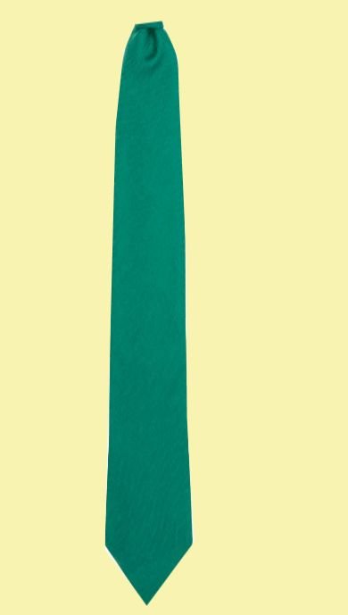 Image 2 of Green Ancient Plain Coloured Lightweight Wool Straight Mens Neck Tie