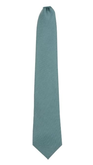 Image 3 of Blue Weathered Plain Coloured Lightweight Wool Straight Mens Neck Tie