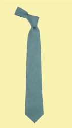 Blue Weathered Plain Coloured Lightweight Wool Straight Mens Neck Tie