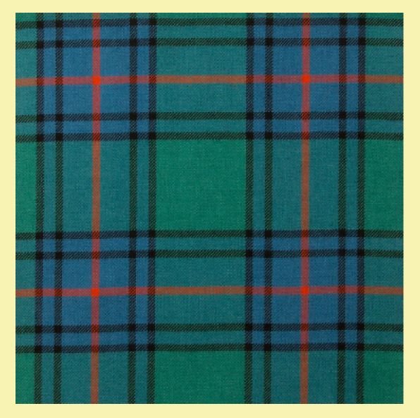 Image 0 of Shaw Green Ancient Lightweight Reiver 10oz Tartan Wool Fabric