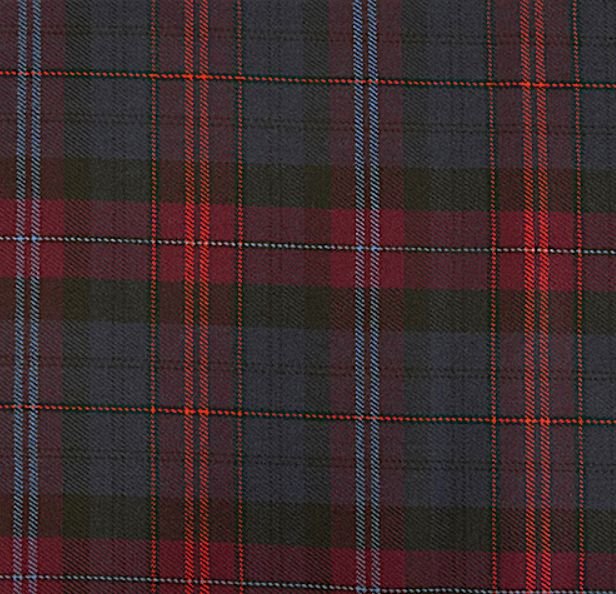 Image 1 of Evans Bevan Welsh Tartan Lightweight Wool Unisex Fringed Scarf