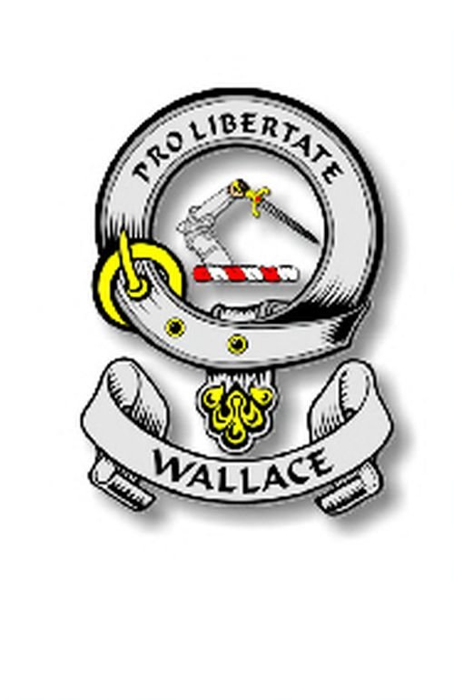 Image 2 of Wallace Clan Badge Large Print Wallace Scottish Clan Crest Badge