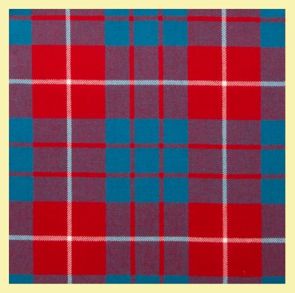 Image 0 of Hamilton Red Modern Lightweight Reiver 10oz Tartan Wool Fabric