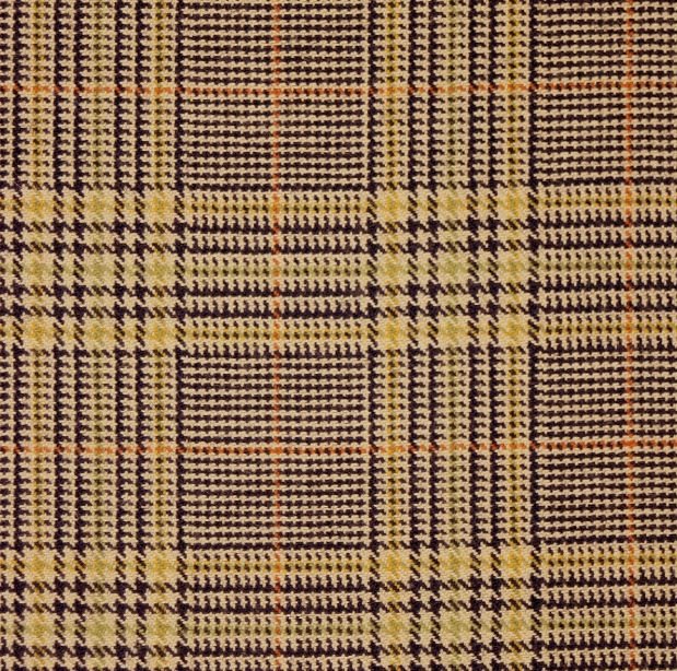 Image 1 of Eccles Check Lightweight Reiver 10oz Tweed Wool Fabric
