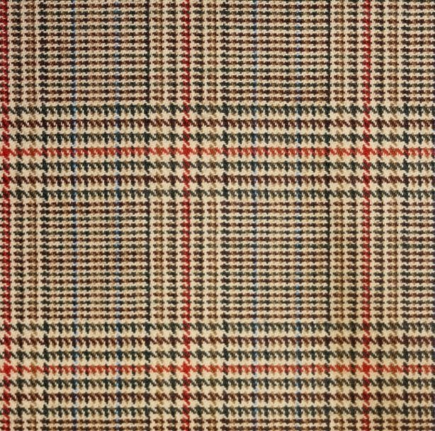 Image 1 of Minto Check Lightweight Reiver 10oz Tweed Wool Fabric