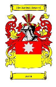 Image 1 of Zorn German Coat of Arms Print Zorn German Family Crest Print