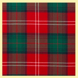 Chisholm Red Modern Tartan 10oz Reiver Wool Fabric Lightweight Casual Mens Kilt