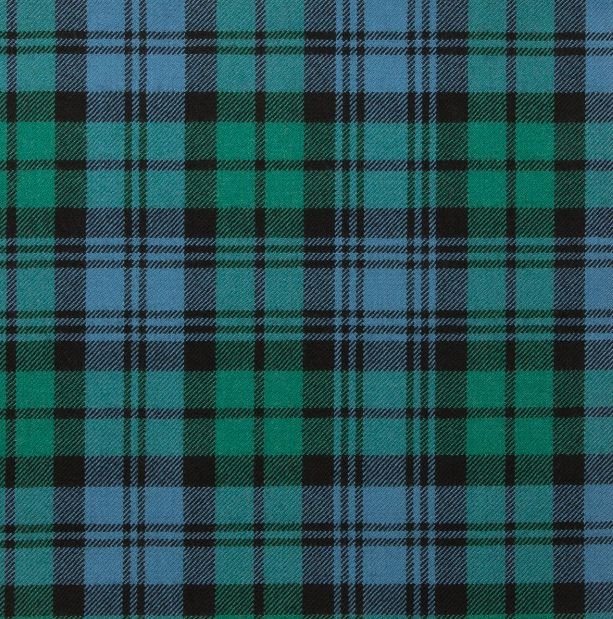 Image 1 of Campbell Ancient Tartan 10oz Reiver Wool Fabric Lightweight Casual Mens Kilt