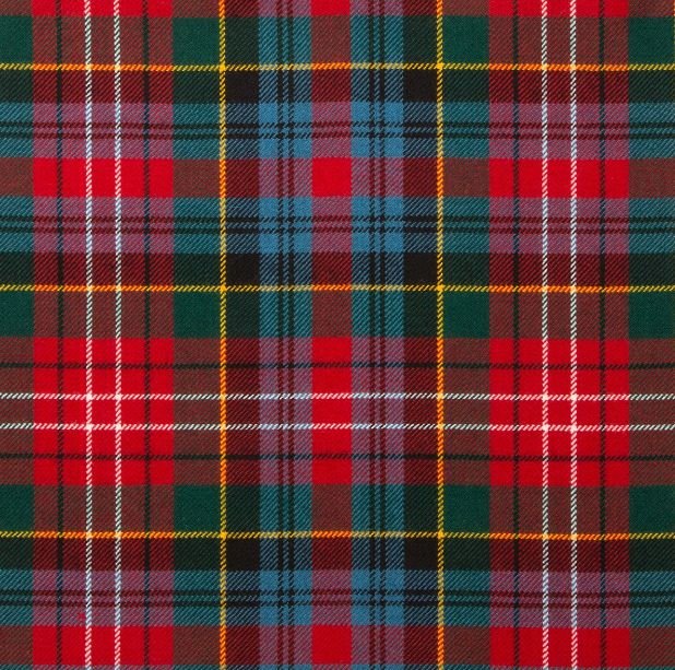 Image 1 of Caledonia Modern Tartan 10oz Reiver Wool Fabric Lightweight Casual Mens Kilt