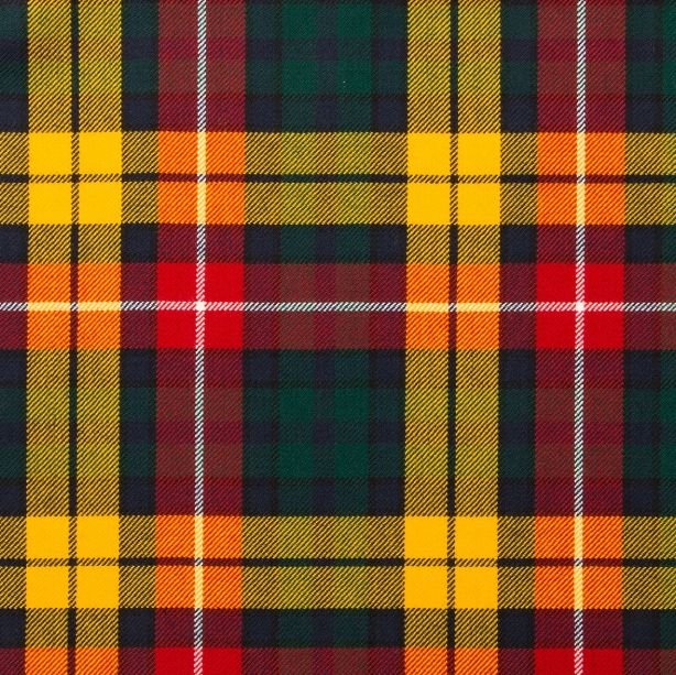 Image 1 of Buchanan Modern Tartan 10oz Reiver Wool Fabric Lightweight Casual Mens Kilt