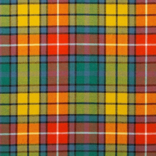 Image 1 of Buchanan Ancient Tartan 10oz Reiver Wool Fabric Lightweight Casual Mens Kilt