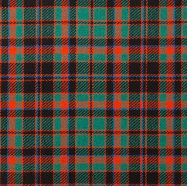 Image 1 of Buchan Ancient Tartan 10oz Reiver Wool Fabric Lightweight Casual Mens Kilt