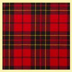 Brodie Red Modern Tartan 10oz Reiver Wool Fabric Lightweight Casual Mens Kilt