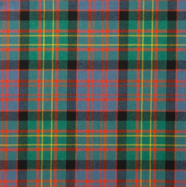 Image 1 of Bowie Ancient Tartan 10oz Reiver Wool Fabric Lightweight Casual Mens Kilt