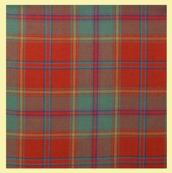 Image 0 of All Ireland Red Tartan 10oz Reiver Wool Fabric Lightweight Casual Mens Kilt