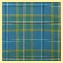 All Ireland Blue Tartan 10oz Reiver Wool Fabric Lightweight Casual Mens Kilt