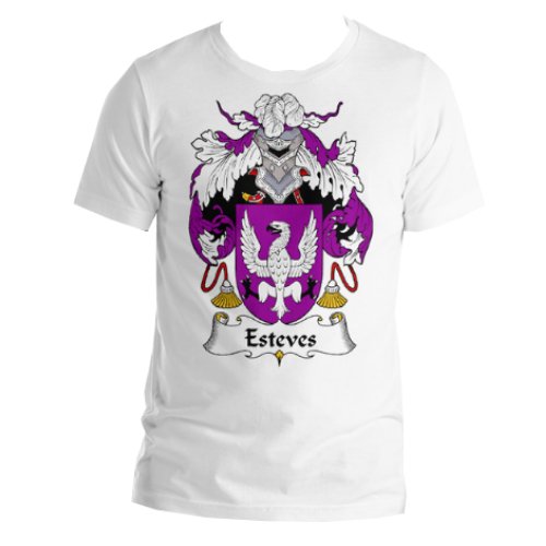 Image 1 of Your Spanish Coat of Arms Surname Adult Unisex Cotton T-Shirt