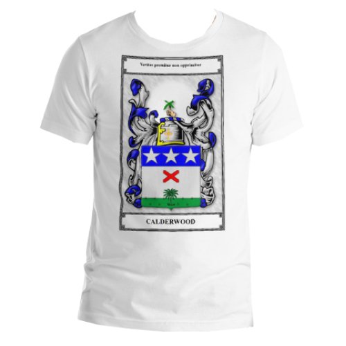 Image 3 of Your Bookplate Coat of Arms Surname Youth Childrens Unisex Cotton T-Shirt
