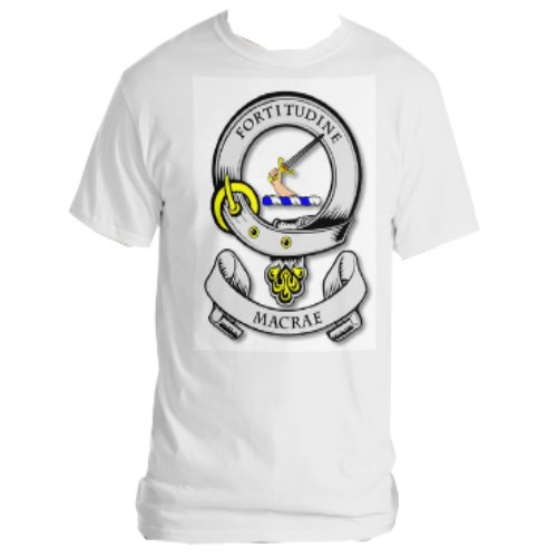 Image 1 of Your Clan Badge Clan Crest Surname Youth Childrens Unisex Cotton T-Shirt