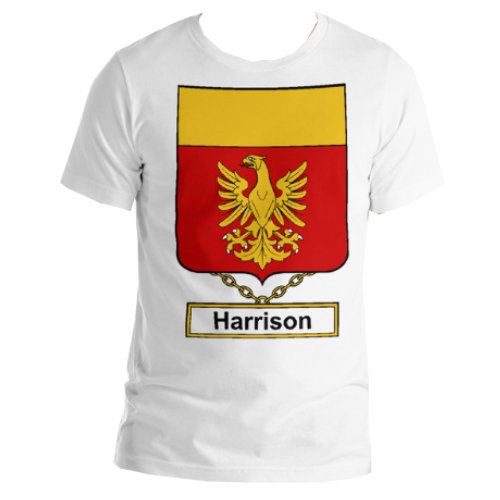 Image 1 of Your English Coat of Arms Surname Youth Childrens Unisex Cotton T-Shirt