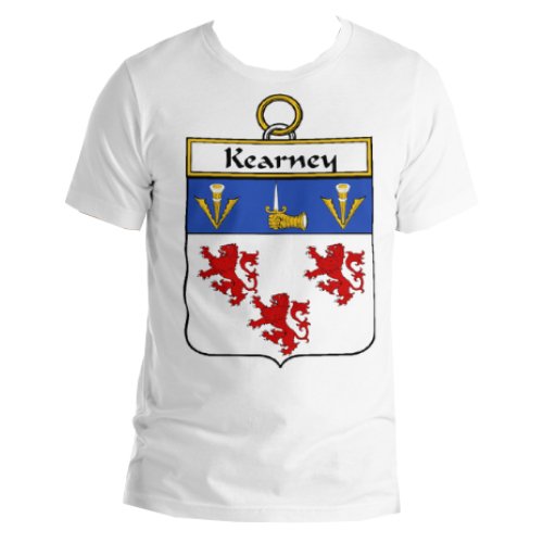 Image 1 of Your Irish Coat of Arms Surname Youth Childrens Unisex Cotton T-Shirt