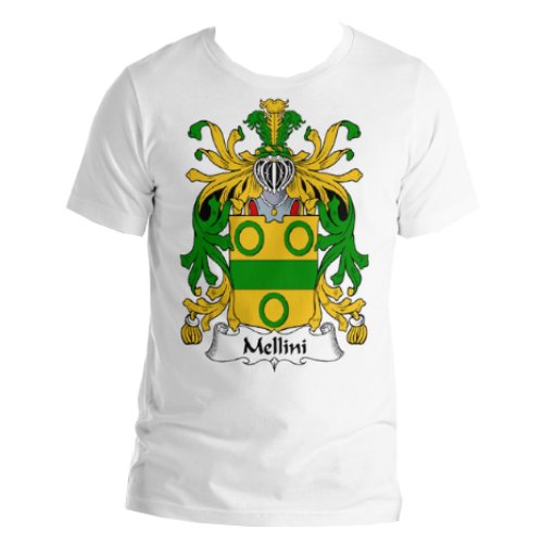 Image 1 of Your Italian Coat of Arms Surname Youth Childrens Unisex Cotton T-Shirt
