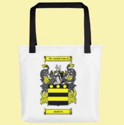 Your Coat of Arms Surname Double Sided Polyester Custom Tote Bag